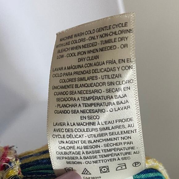 Jessica Simpson Two Piece Set Archer Skort and Halter Top in Torrid Stripe Sz L - Picture 12 of 14